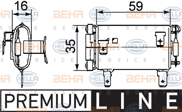 BEHR Ellenállás, szellőzés 9ML351029-381