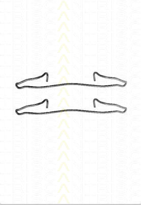 TRISCAN Tartozékkészlet, tárcsafékbetét 8105161519_TRIS