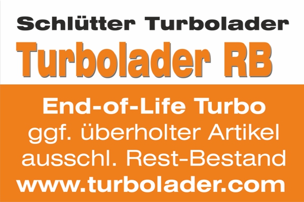 SCHLÜTTER TURBOLADER Turbófeltöltő 186-02855_RB_STL