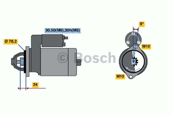 BOSCH Önindító 0001109057_BOSCH