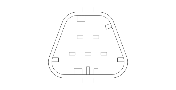 NGK Légtömegmérő ház nélkül EPBMFT5-T001D_NGK