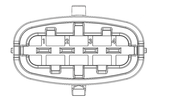 NGK Légtömegmérő házzal EPBMFN4-V010H_NGK