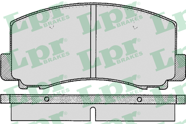LPR Első fékbetét 05P263_LPR