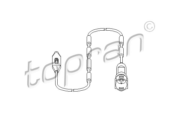 TOPRAN Fékkopás jelző 202157_TOP