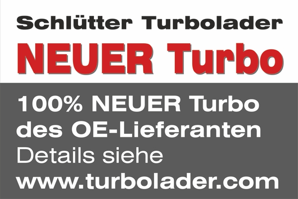 SCHLÜTTER TURBOLADER Turbófeltöltő 172-06535_STL