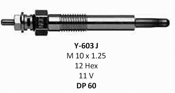 NGK Izzítógyertya Y-603J_NGK