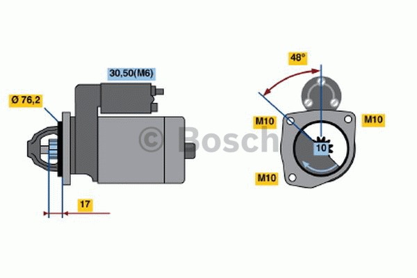 BOSCH Önindító 0001112033_BOSCH