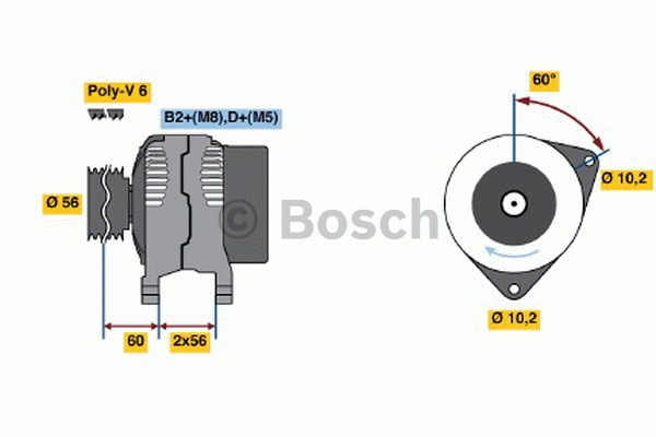 BOSCH Generátor 0124515049_BOSCH