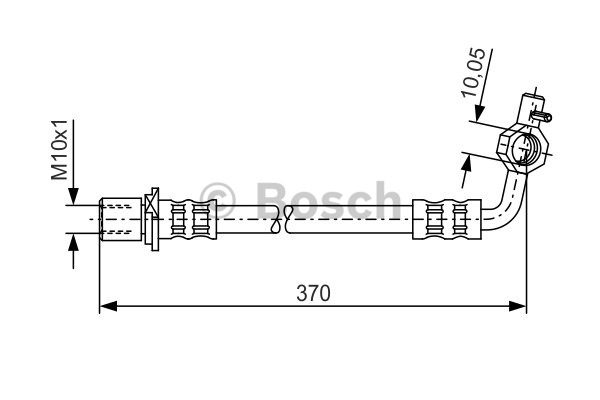 BOSCH Gumifékcső 1987481042_BOSCH