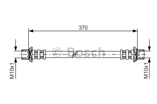 BOSCH Gumifékcső 1987481133_BOSCH