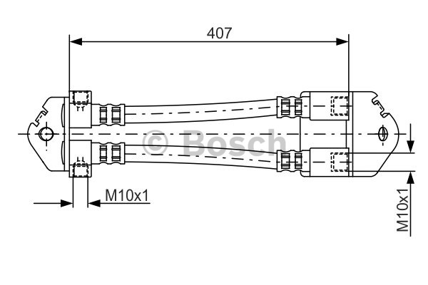 BOSCH Gumifékcső 1987481166_BOSCH