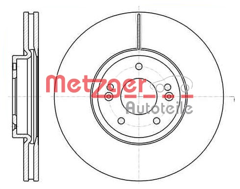 METZGER Első féktárcsa 61102.10_METZ