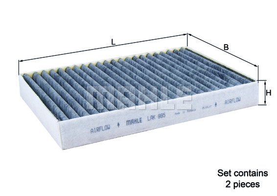 MAHLE Pollenszűrő LAK995/S_MAHLE