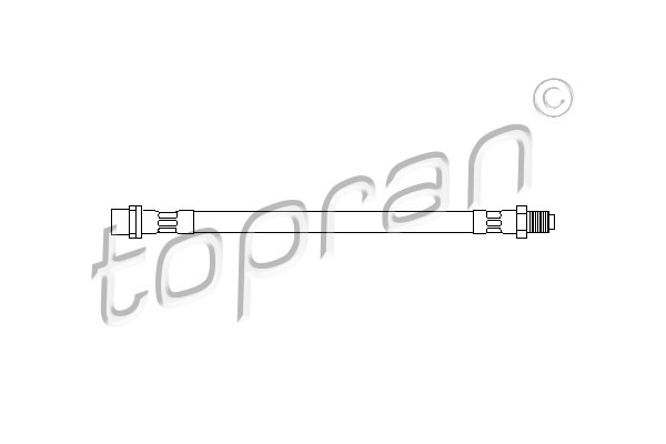 TOPRAN Gumifékcső 104432_TOP
