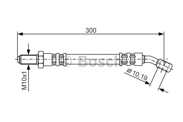 BOSCH Gumifékcső 1987476547_BOSCH