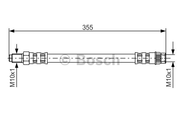 BOSCH Gumifékcső 1987476729_BOSCH