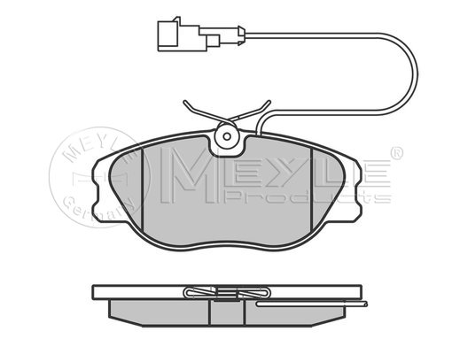 MEYLE Első fékbetét 0252316819/W