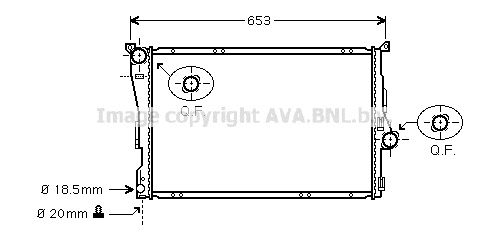 AVA Vízhűtő BW2205