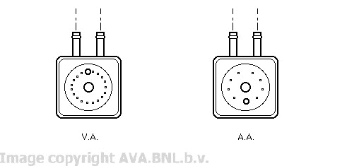 AVA Olajhűtő VW3148