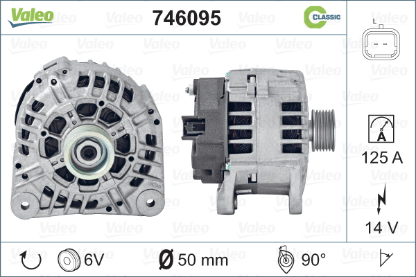 VALEO Önindító 746095_VALEO