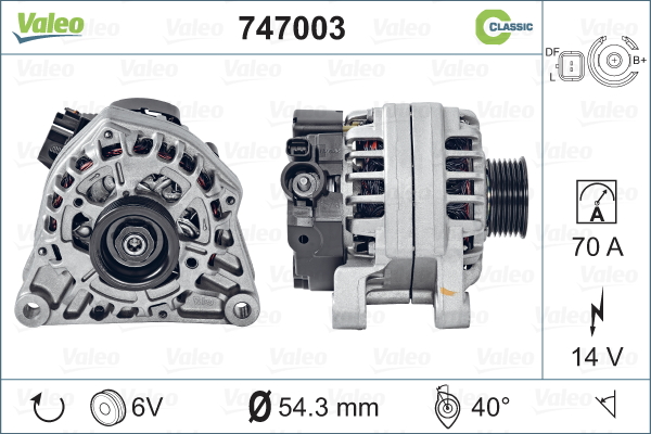 VALEO Generátor 747003_VALEO