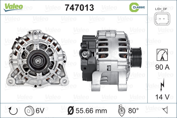 VALEO Generátor 747013_VALEO