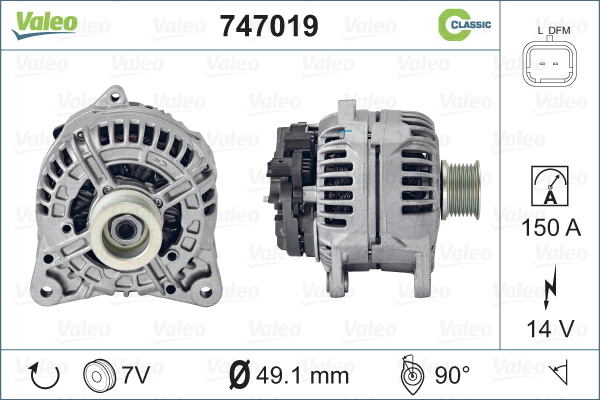 VALEO Generátor 747019_VALEO