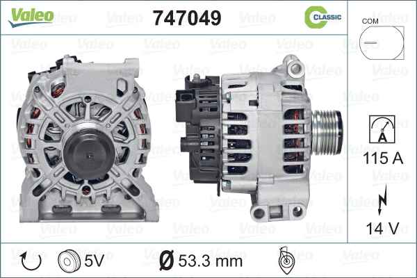 VALEO Generátor 747049_VALEO