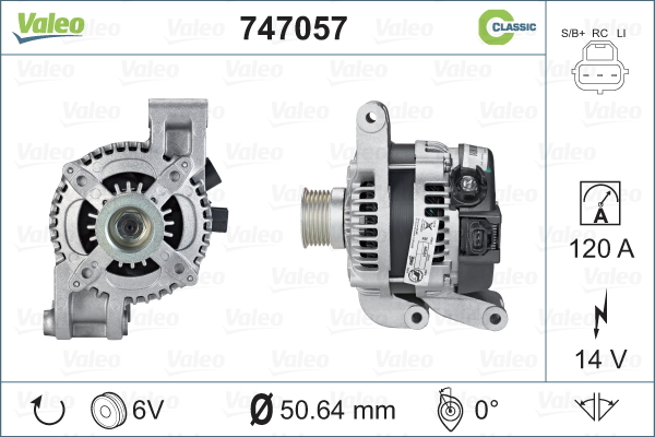 VALEO Generátor 747057_VALEO