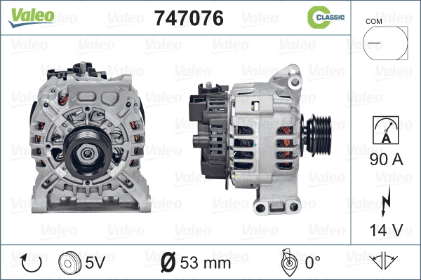 VALEO Generátor 747076_VALEO