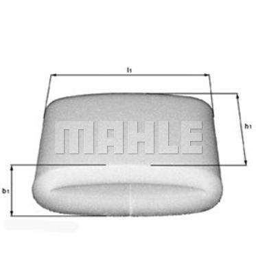 MAHLE Levegőszűrő LX110_MAHLE