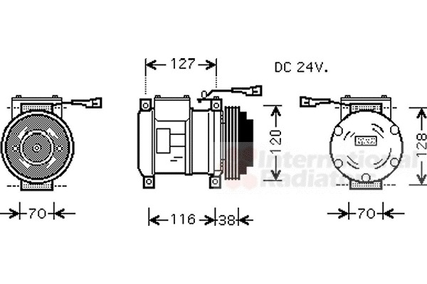 VAN WEZEL Klímakompresszor 2800K073_VW