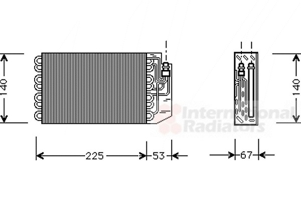 VAN WEZEL Párologtató 3000V029_VW