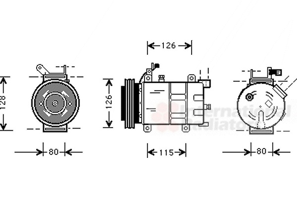 VAN WEZEL Klímakompresszor 3700K021_VW