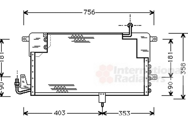 VAN WEZEL Klímahűtő 58005125_VW