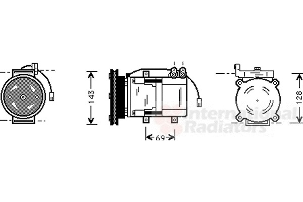 VAN WEZEL Klímakompresszor 8200K066_VW