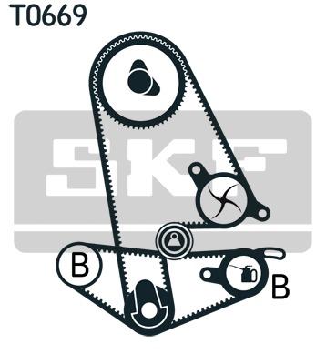 SKF Vezérműszíj készlet VKMA93013_SKF