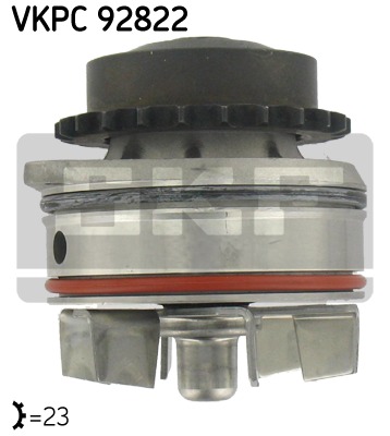 SKF Vízpumpa VKPC92822_SKF