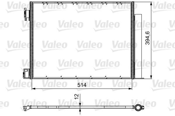 VALEO Klímahűtő 812501_VALEO