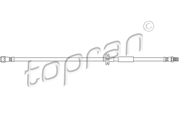 TOPRAN Gumifékcső 400220_TOP