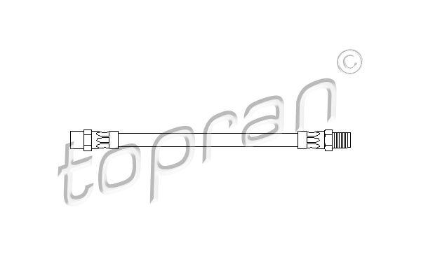 TOPRAN Gumifékcső 500204_TOP