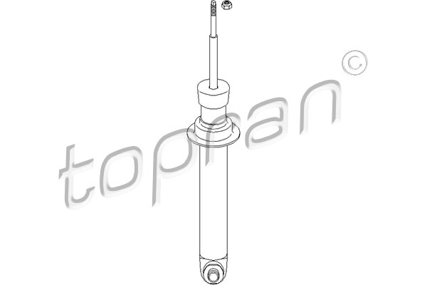 TOPRAN Hátsó Lengéscsillapító 501637_TOP