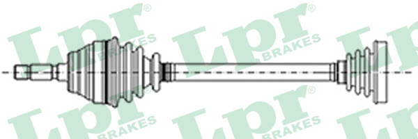 LPR Féltengely, komplett DS13037_LPR