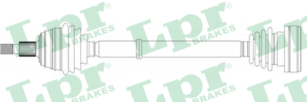 LPR Féltengely, komplett DS14139_LPR