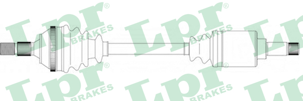 LPR Féltengely, komplett DS16128_LPR