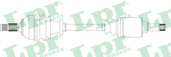 LPR Féltengely, komplett DS16172_LPR