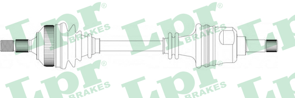 LPR Féltengely, komplett DS16187_LPR