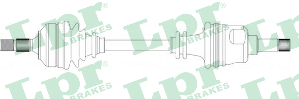 LPR Féltengely, komplett DS16189_LPR