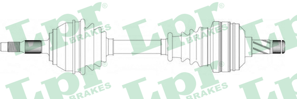 LPR Féltengely, komplett DS49017_LPR