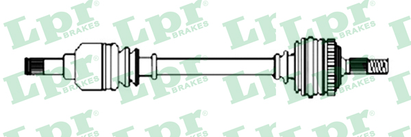 LPR Féltengely, komplett DS52214_LPR